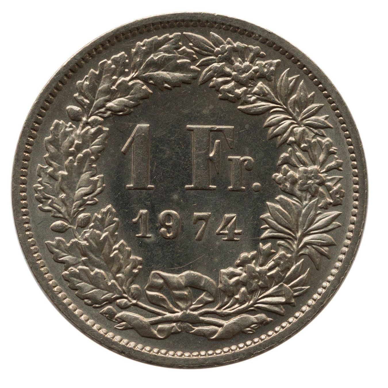 Tutti le monete: 1 Franken 1974 – Usato da Rotkreuz venduto da Swiss-Coins