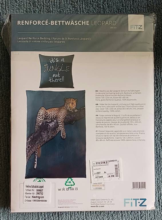 Linge de lit: Bettwäsche Leopard  – D'occasion à Hallwil par Ursina83