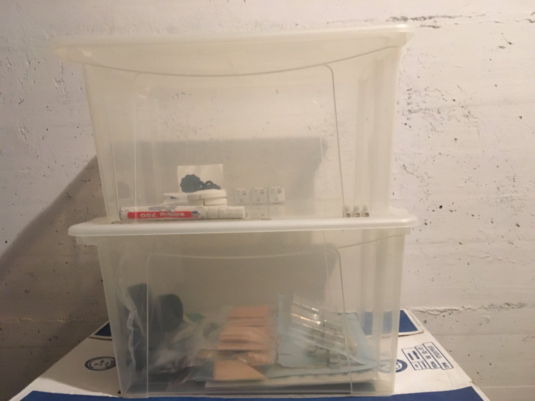 Behälter & Ähnliches: Aufbewahrungsbox Clipbox Kunststoff transparent – Gebraucht aus Büsingen von aue_2mh6
