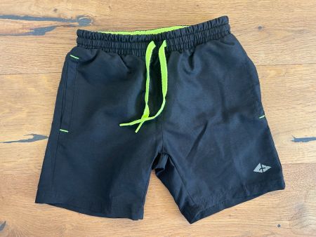 Kinder- Trainingsshorts schwarz ATHLITECH 140 (10y)