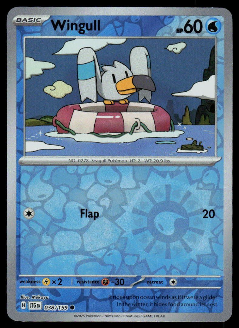 Pokémon Sammelbilder & Trading cards: Pokemon Wingull 038/159 – Gebraucht aus Herisau von Pokemon2025