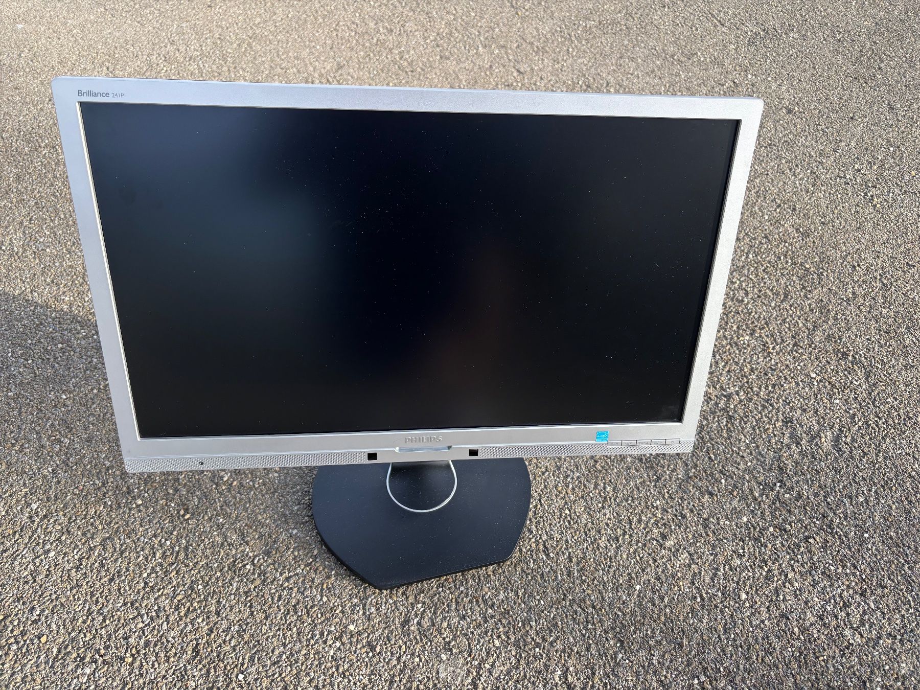 Philips Monitore: Philips 24" Bildschirm, DVI, HDMI, VGA, Silber, 2016 – Gebraucht aus Weissbad von Studently