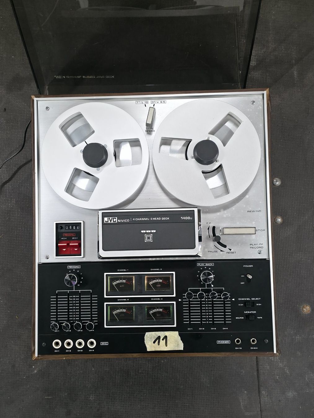 JVC Apparecchi a nastro: JVC Nivico 1400U Quadraphonic Tape Deck - läuft – Usato da Dietlikon venduto da litisop