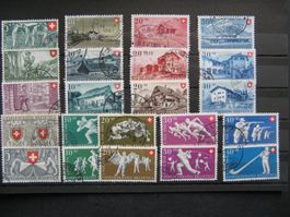 PP 1947 - 1951 5 Sätze gestempelt