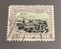 Mosambik Gesellschaft 1925 alte briefmarke