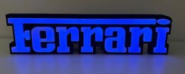 Lightbox Ferrari (bleu-rouge-vert-jaune)