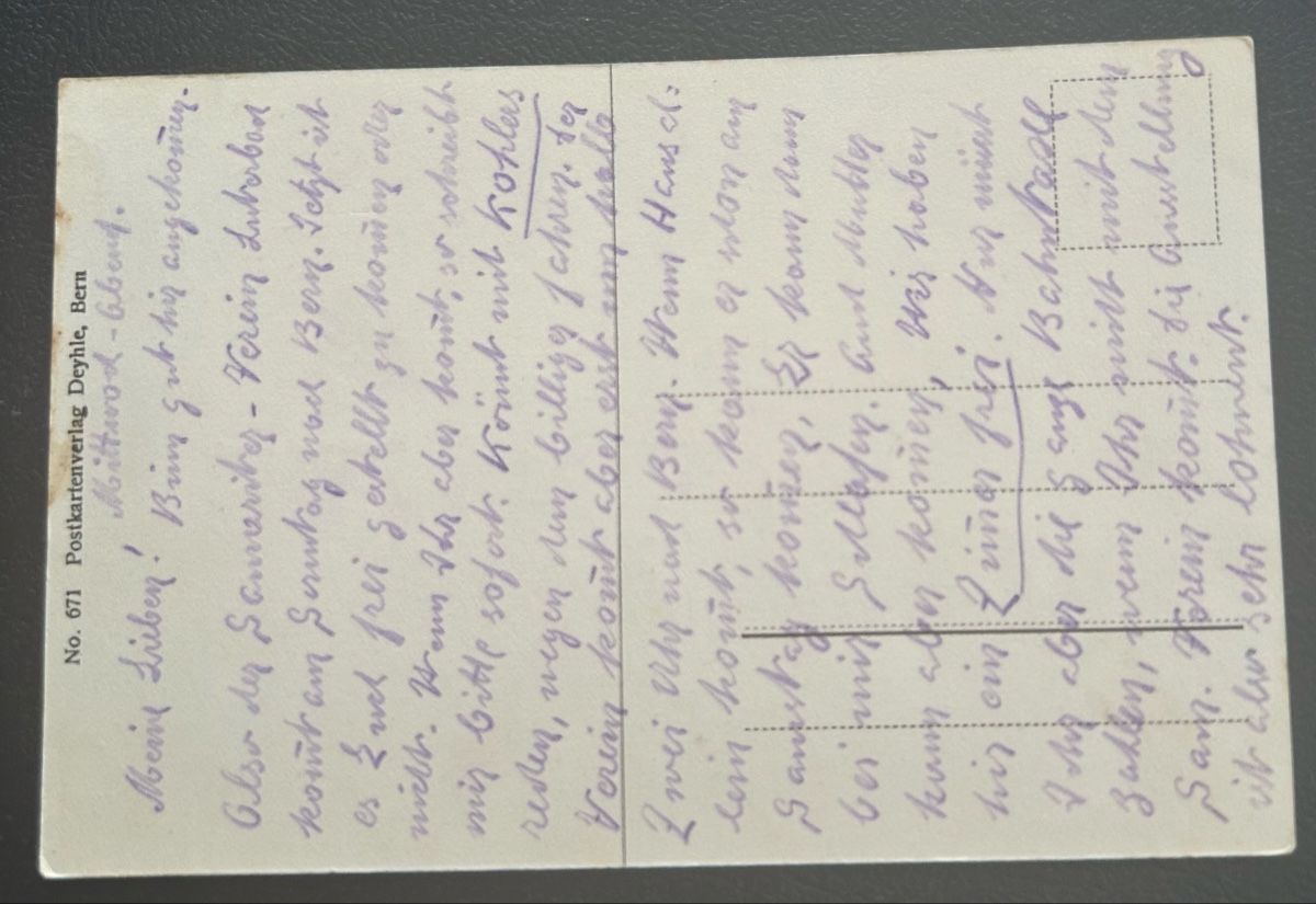 Cartoline postali: Bethlehem bei Bümpliz  – Usato da Horw venduto da Tellbub 1