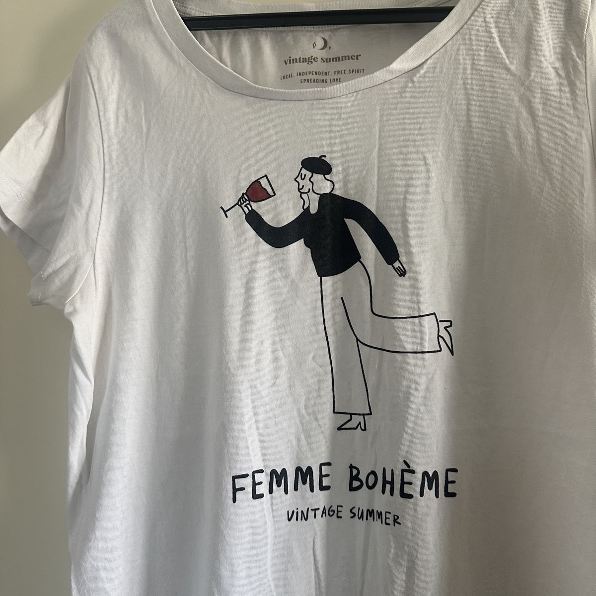 T-Shirts: FUNNY WINE COTTON T-SHIRT M – Gebraucht aus Zofingen von JumpInVintage 2