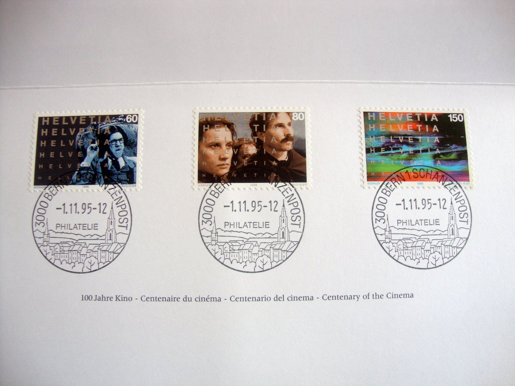 Tous les timbres: FDC 1995 Weihnachtskarte mit  Brief – Neuf (Voir description) à Döttingen par Kubuli1 1