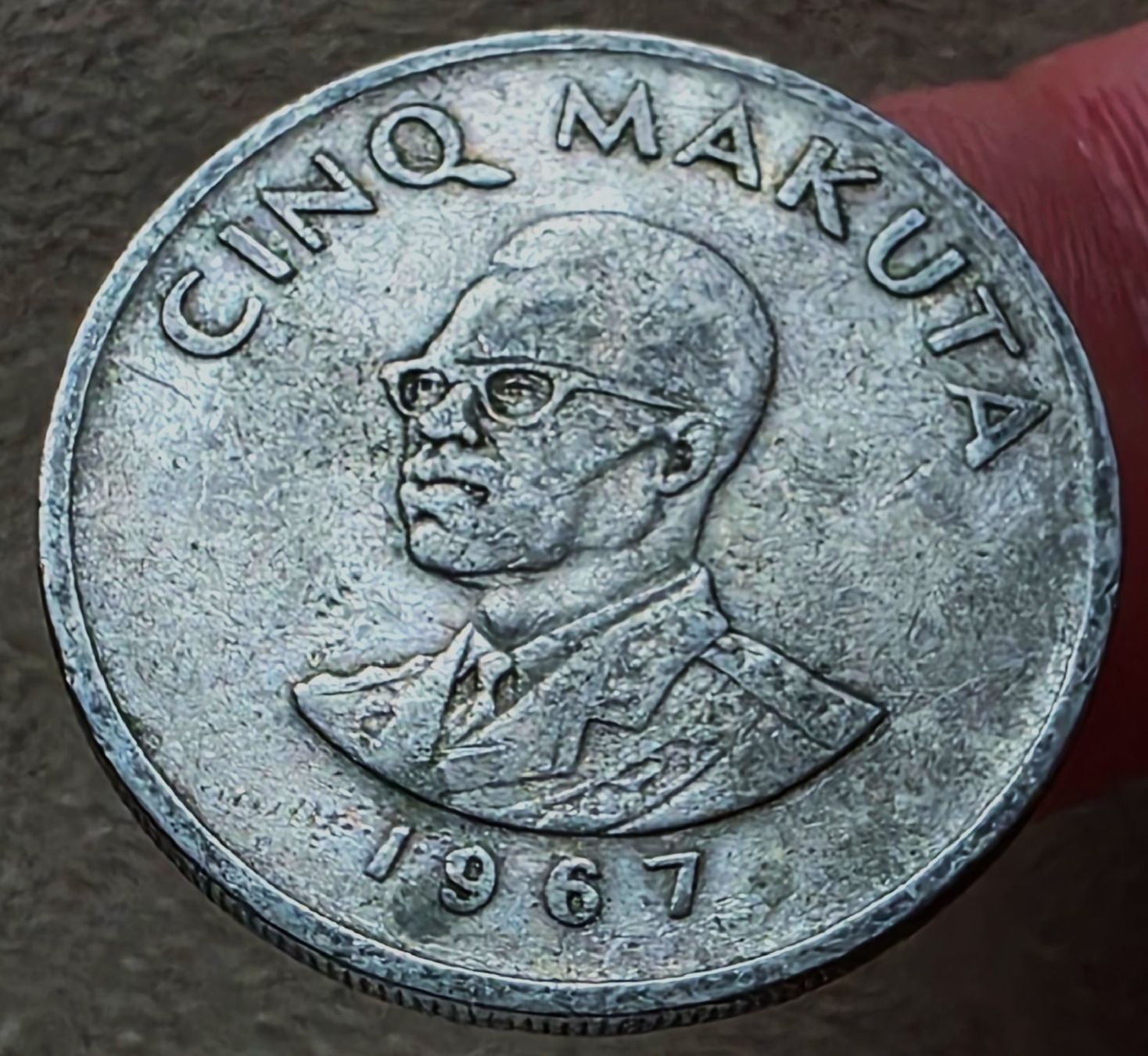 Tutti le monete: KONGO 5 MAKUTA 1967 – Usato da Winterthur venduto da Creso70