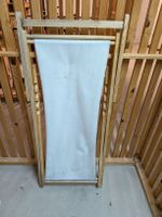 Holz Liegestuhl weiss faltbar