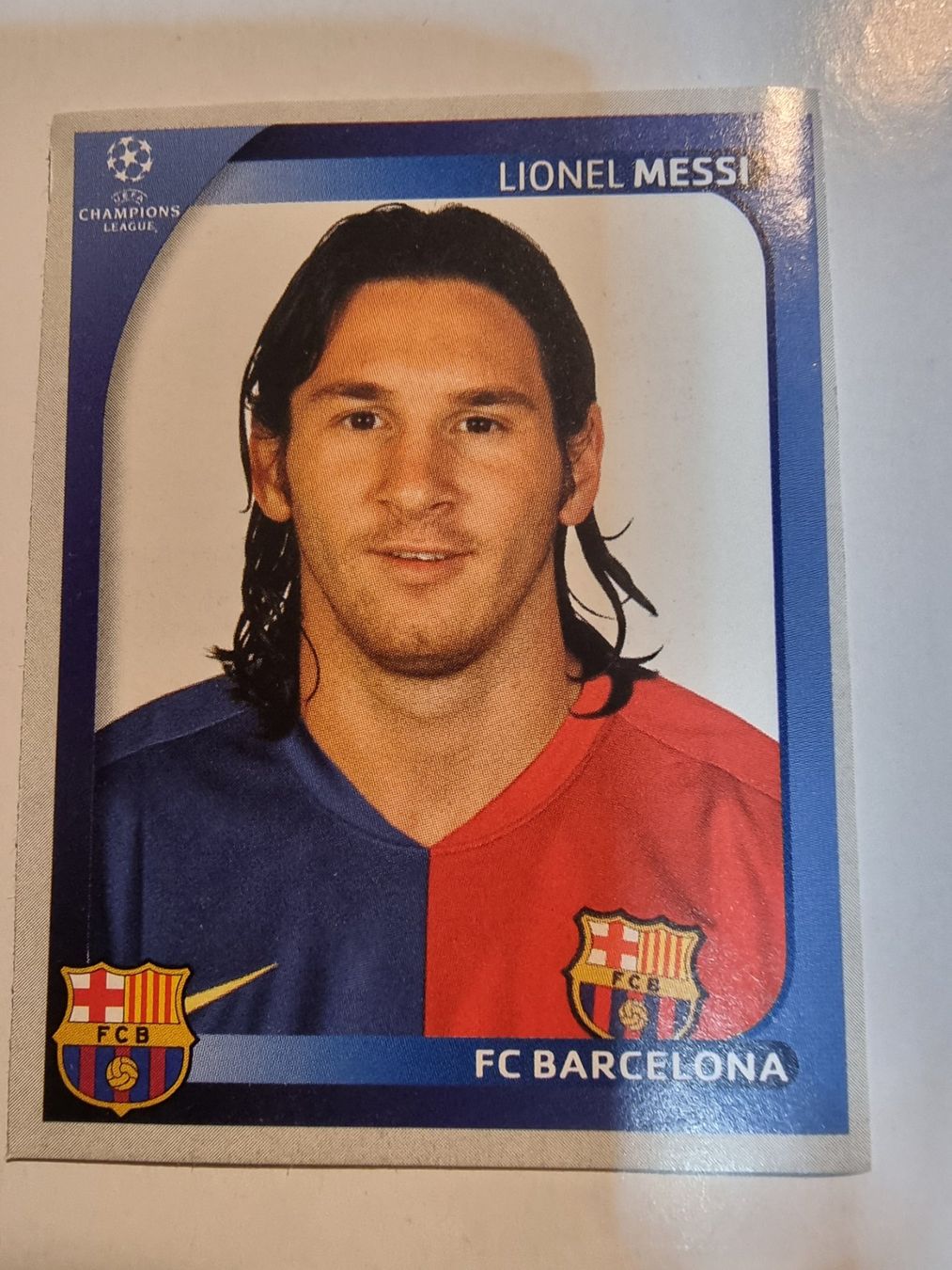 Panini Sammelbilder & Trading cards: panini champios league 2008 2009 messi  109 – Gebraucht aus Oberglatt ZH von paninistickersworld