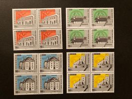 Pro Patria 2001 Viererblöcke postfrisch (ganze Serie)