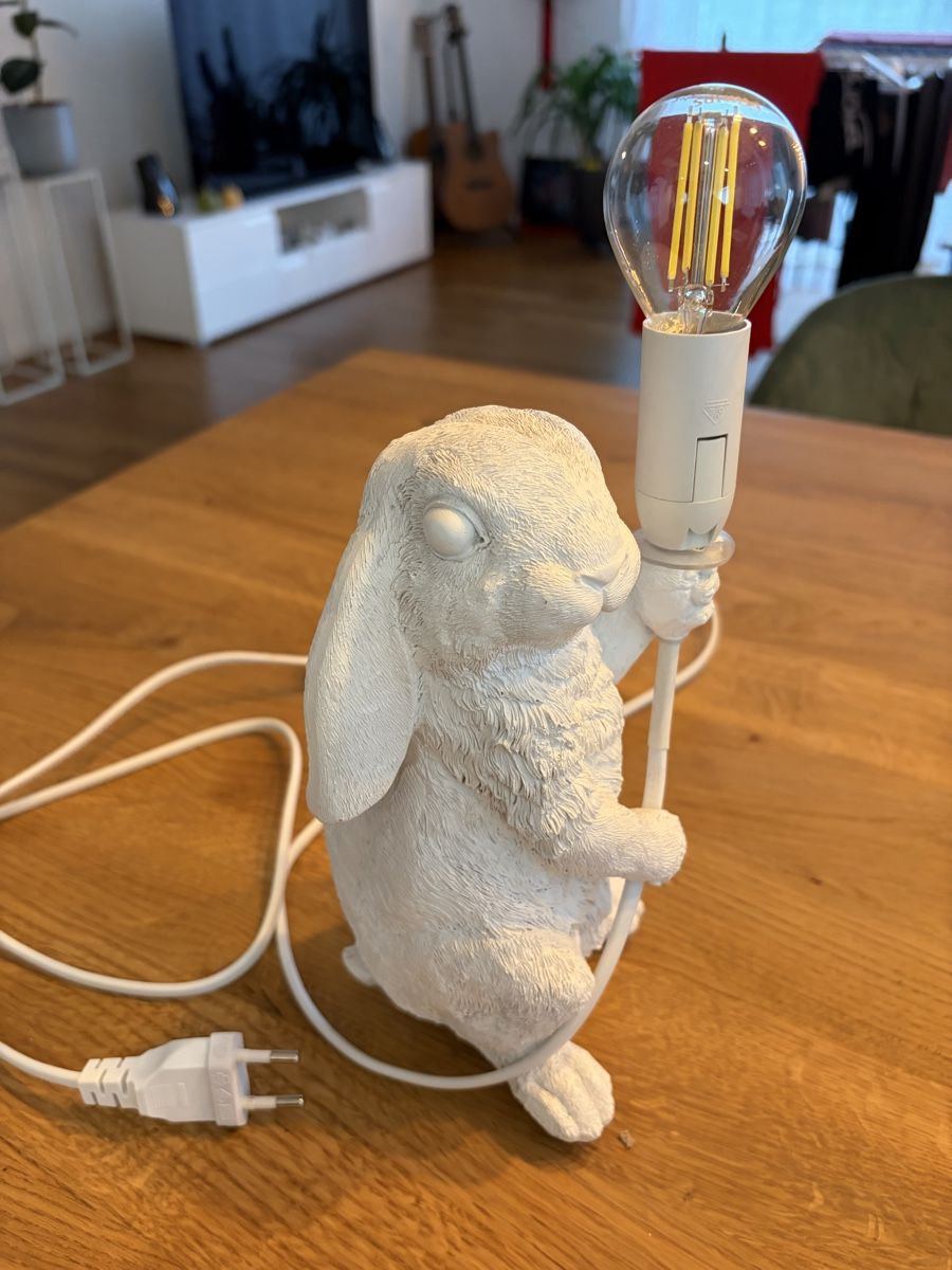 Lampade: Tischlampe Hase weiss  – Usato da Henau venduto da martina_1998 1
