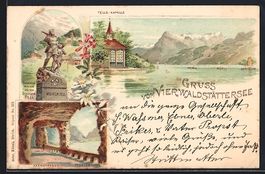 Litho Tellskapelle, Wilhelm-Tell-Denkmal