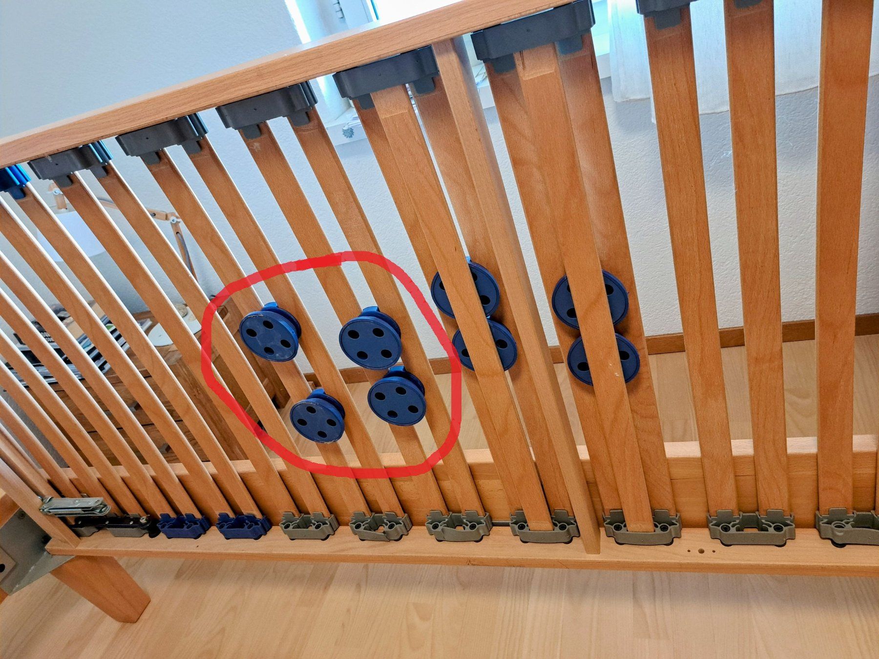 Pfister Lits: Doppelbett aus massivem Buchenholz – D'occasion à Bülach par martin151 4