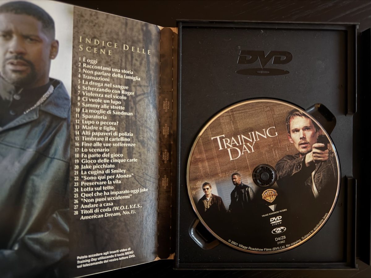 Tutti i DVDs: Training Day Denzel Washington italienische Version – Usato da Lausen venduto da EisAmStiel94 2