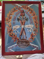 affiche encadree du restaurant le PROCOPE