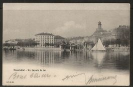 Carte P ( Neuchâtel / Vu depuis le Lac )