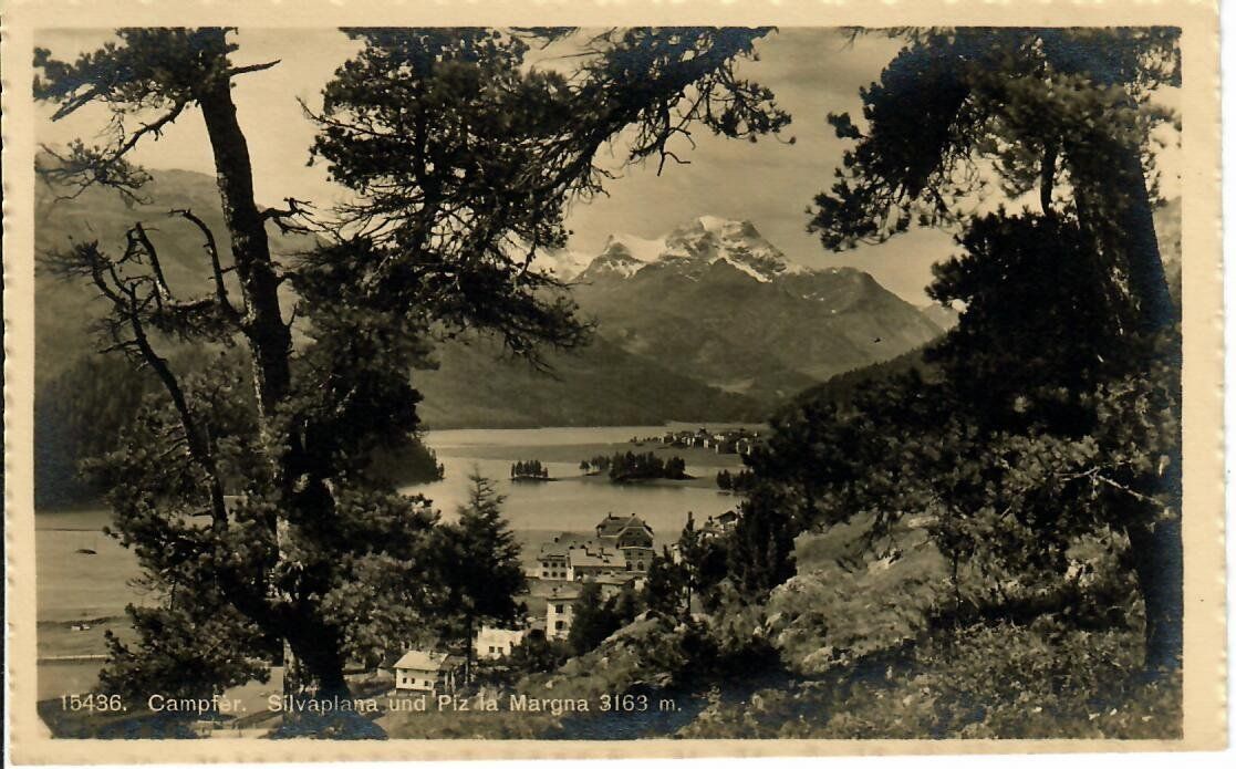 Cartoline postali: Campfer - Silvaplana – Usato da Hochdorf venduto da Ziegel-16