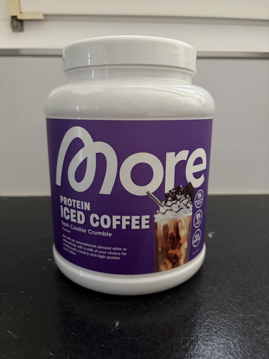 More Nutrition Lebensmittel & Spezialitäten: More Protein Iced Coffee Dark Cookie Crumble geöffnet – Gebraucht aus Muhen von Albana.ar