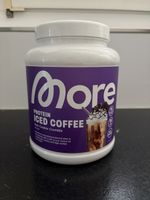 More Protein Iced Coffee Dark Cookie Crumble geöffnet