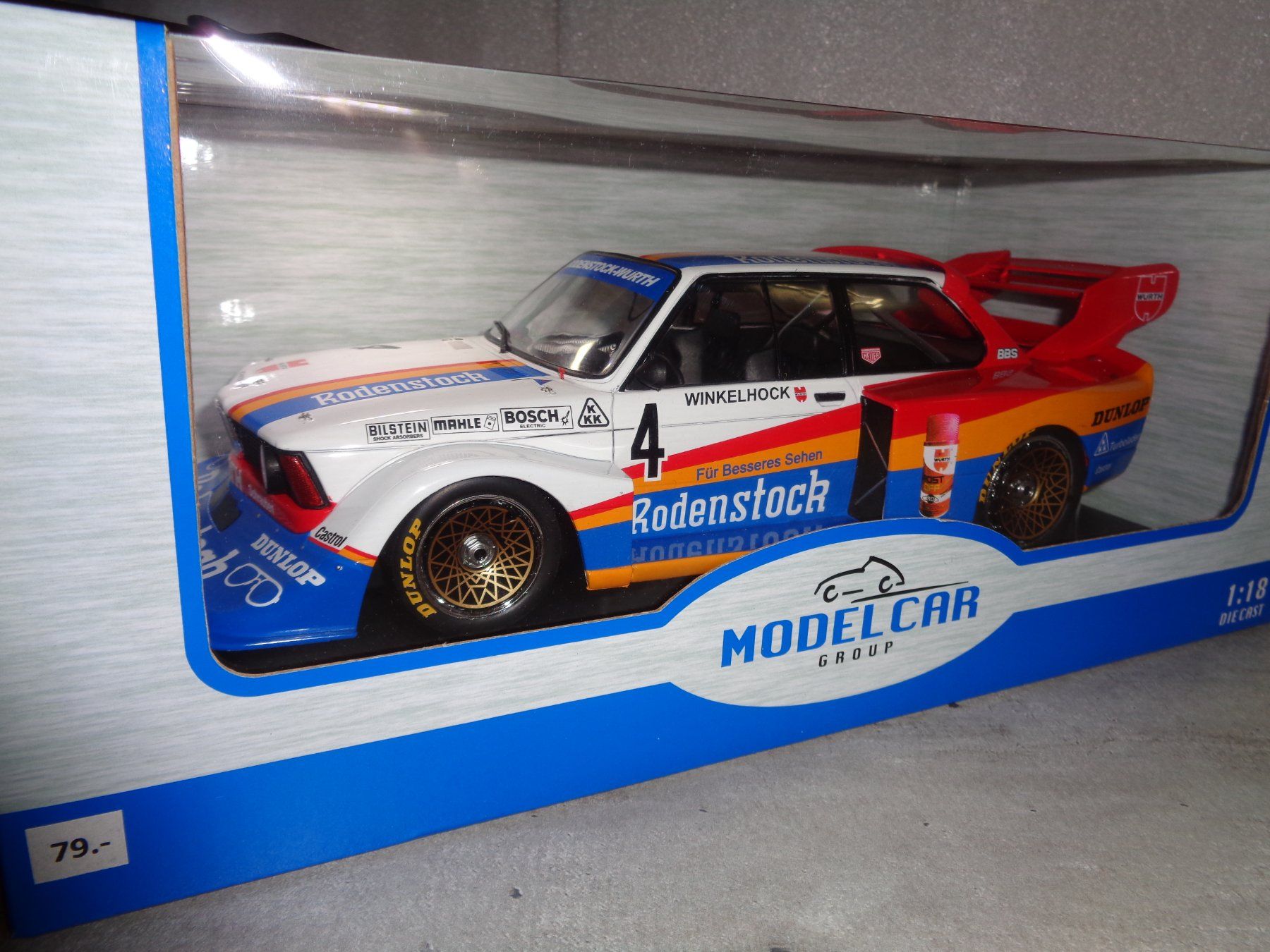 BMW Modellini d'auto: MCG 1:18 BMW 320 Gr.5 DRM 1979 – Nuovo e nell'imballaggio originale da Reconvilier venduto da rallycar