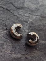 50x 5mm Edelstahl Endteile Kaschierkugeln Schmuck Basteln