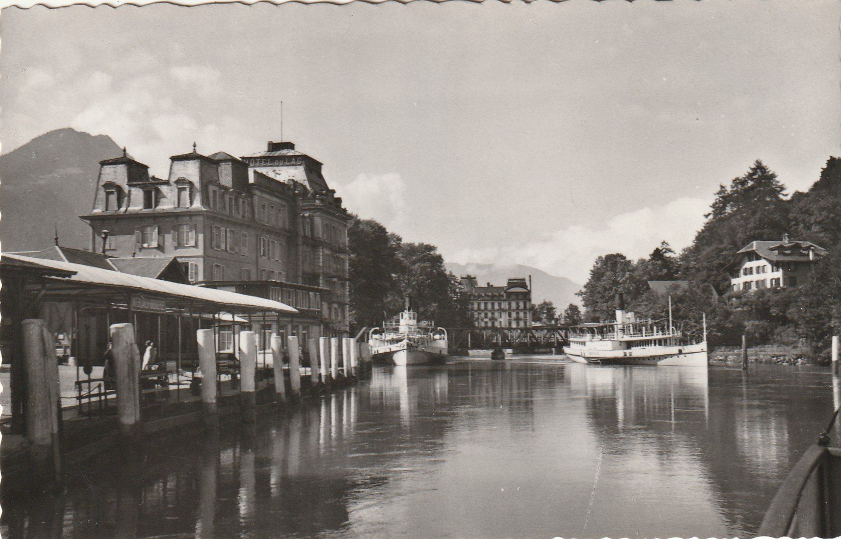 Cartoline postali: Interlaken Ost-Schiffstation – Usato da Rorschacherberg venduto da fratovi2