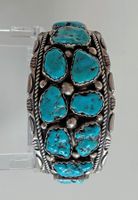 Schwerer Silberarmreif der Navajo Indianer