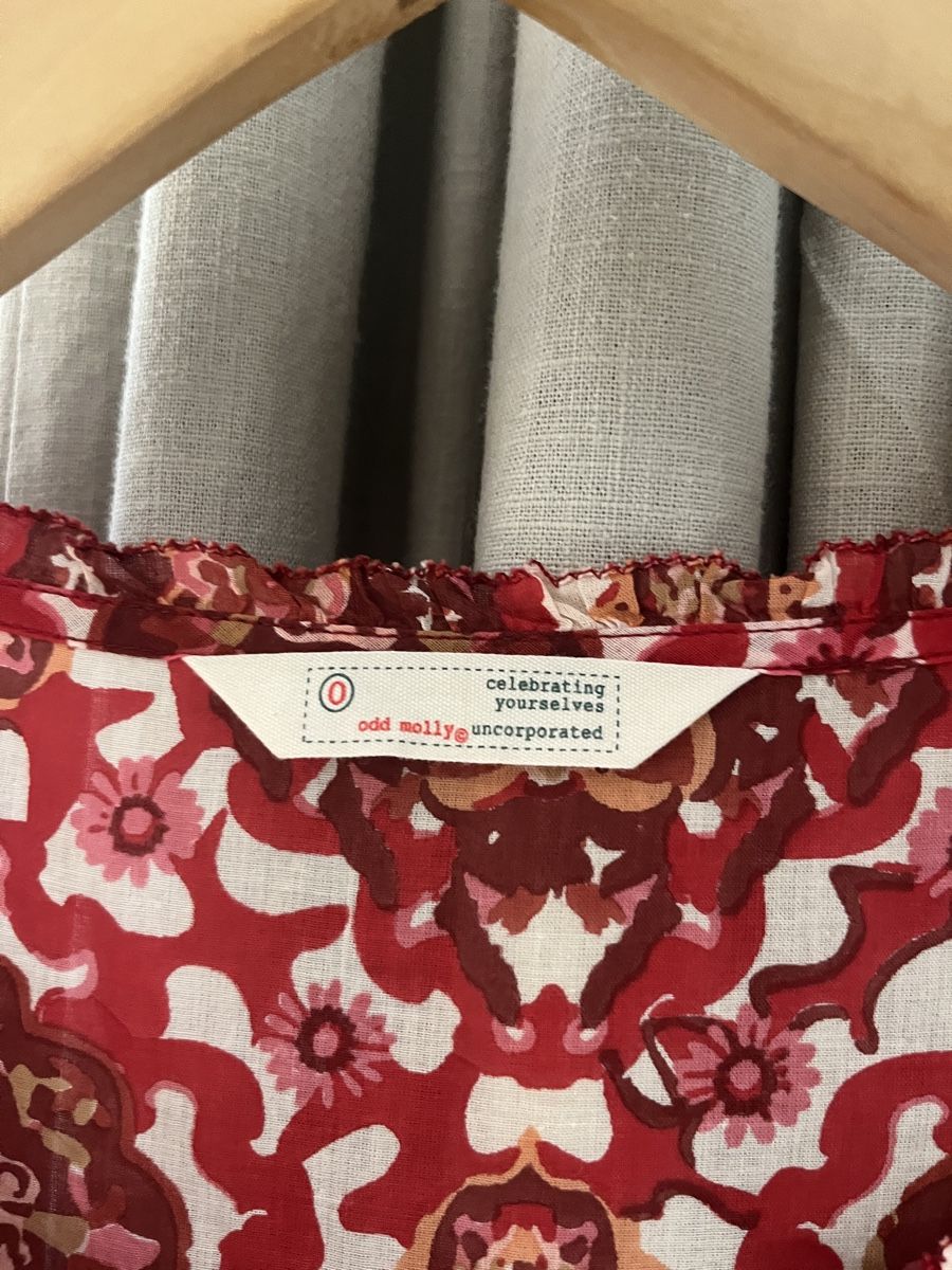 Odd Molly Vestiti: Odd Molly Kleid rot gemustert Grösse 0 – Nuovo (secondo la descrizione) da Neerach venduto da Lila0402 2