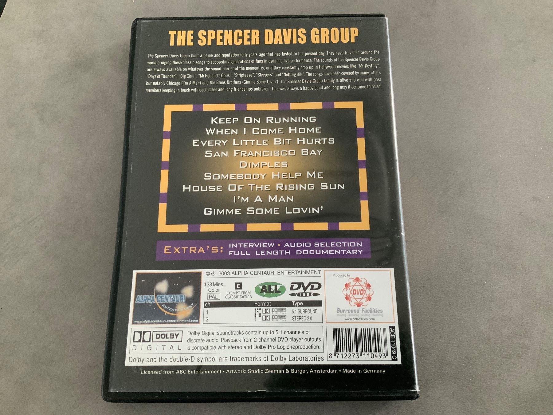 Tutti i DVDs: The spencer Davis Group, Live in Manchester, DVD – Usato da Uster venduto da Macita56 1