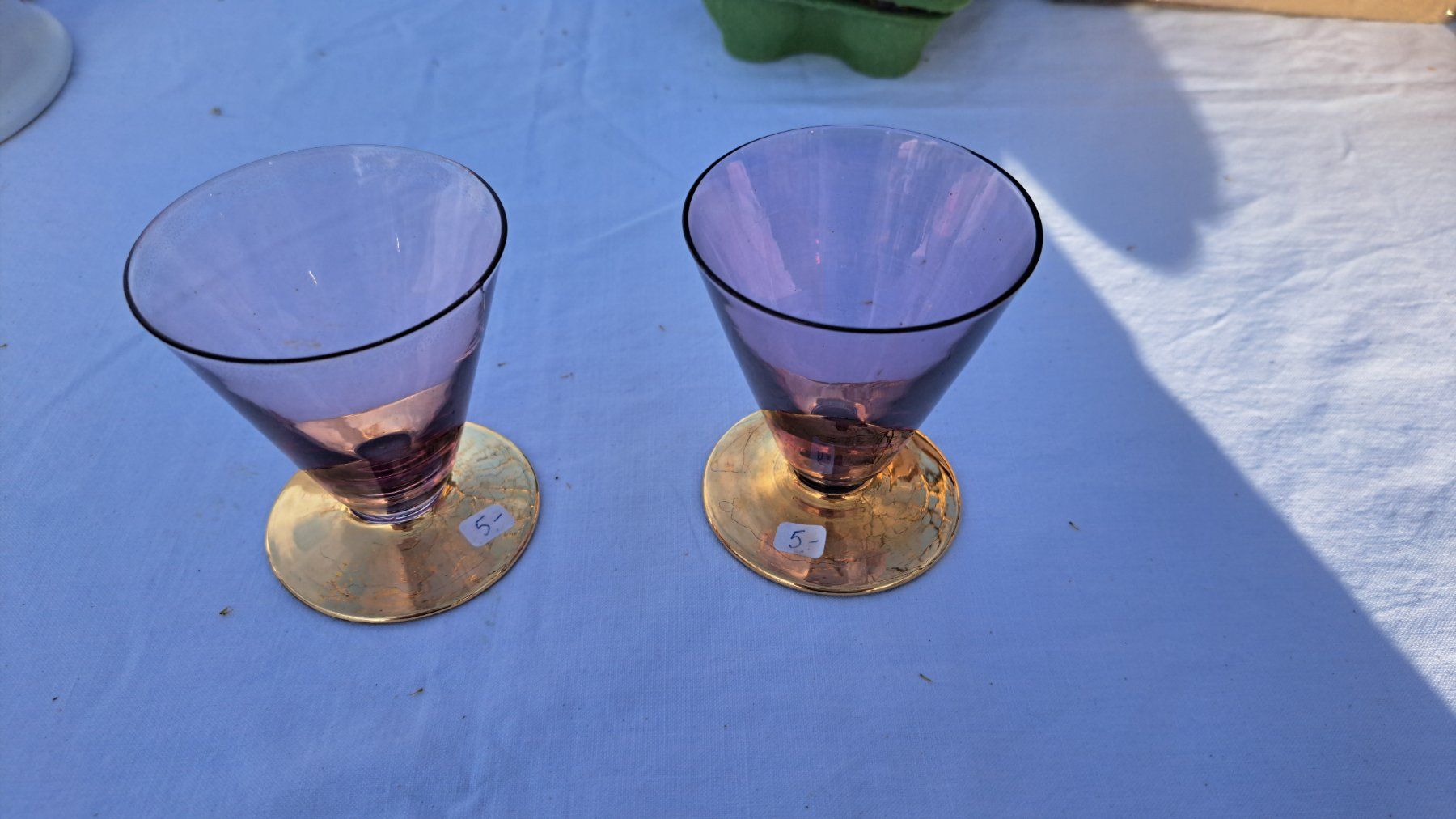 Gläser: deux petits verres des années 50 – Gebraucht aus Chêne-Bourg von n4r_7kyb