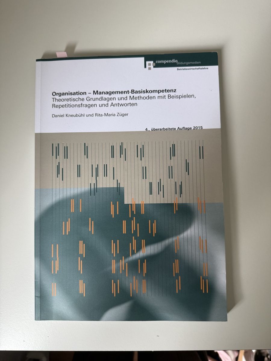 Libri: Organisation – Management-Basiskompetenz – Nuovo (secondo la descrizione) da Solothurn venduto da delialiliane