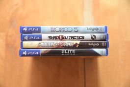 Tropico5 + Shadow Tactics + Sudden Strike 4 + Elite