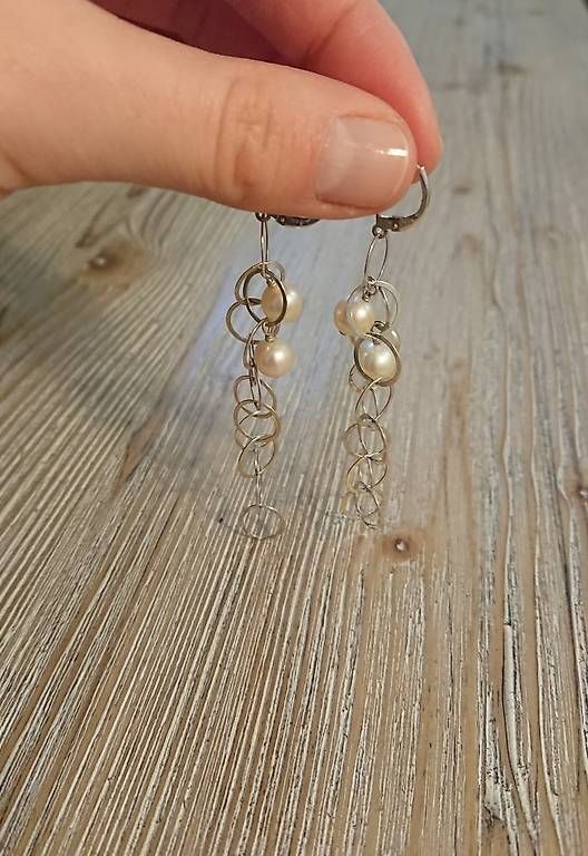 Boucles d'oreille: Ungewöhnliche Perlen-Ohrringe – Neuf (Voir description) à Bern par t4l4