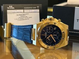 TW Steel Chronograph Uhr goldfarben neuwertiger Zustand