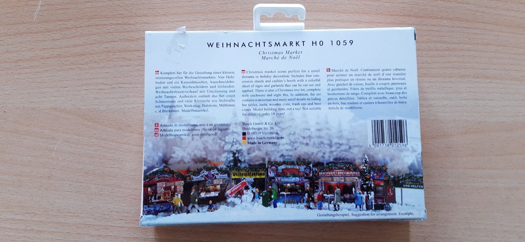 Busch Modelleisenbahnen: Busch Weihnachtsmarkt HO 1059 Neuware – Neu und originalverpackt aus Uzwil von Fw101 2