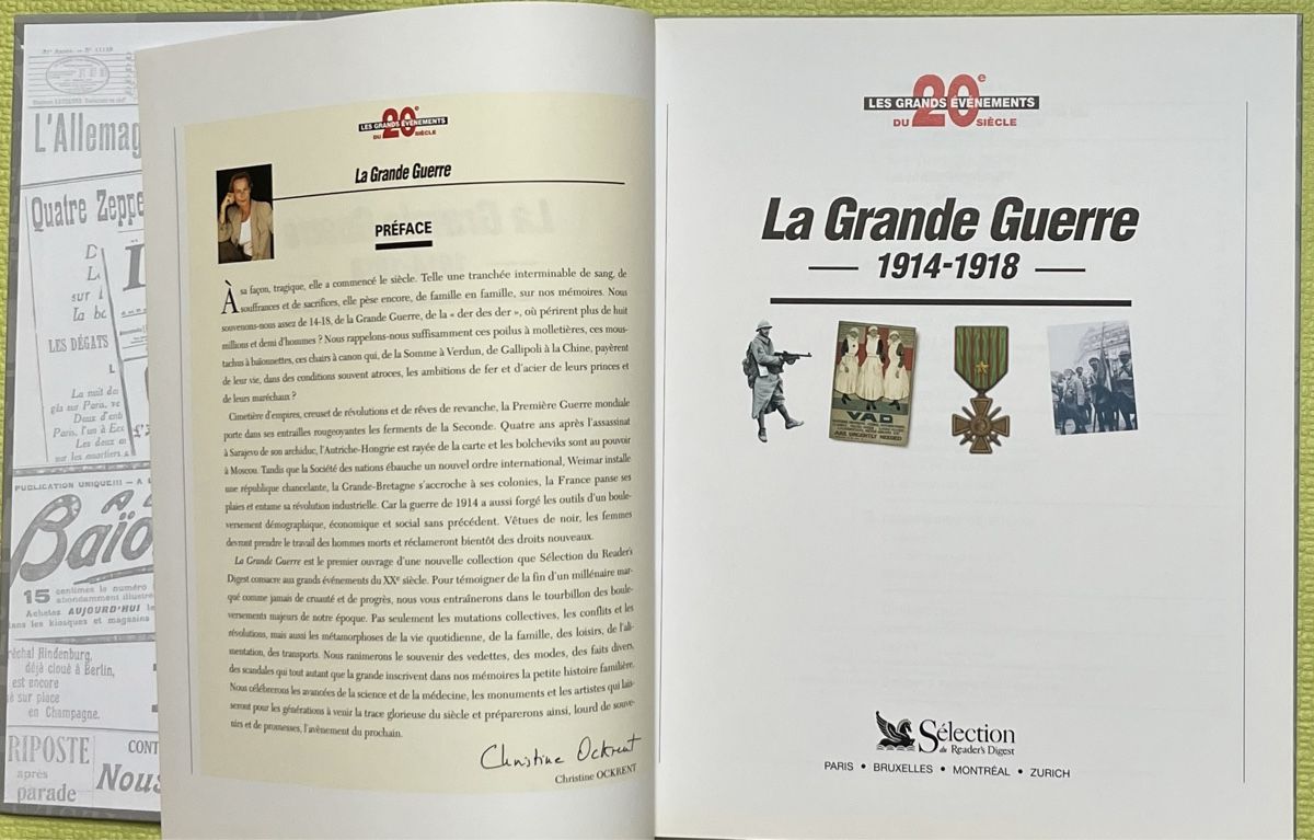 Libri: La Grande Guerre, Sélection du Reader's Digest, Livre 57 – Usato da La Tour-de-Peilz venduto da Pansy02 1