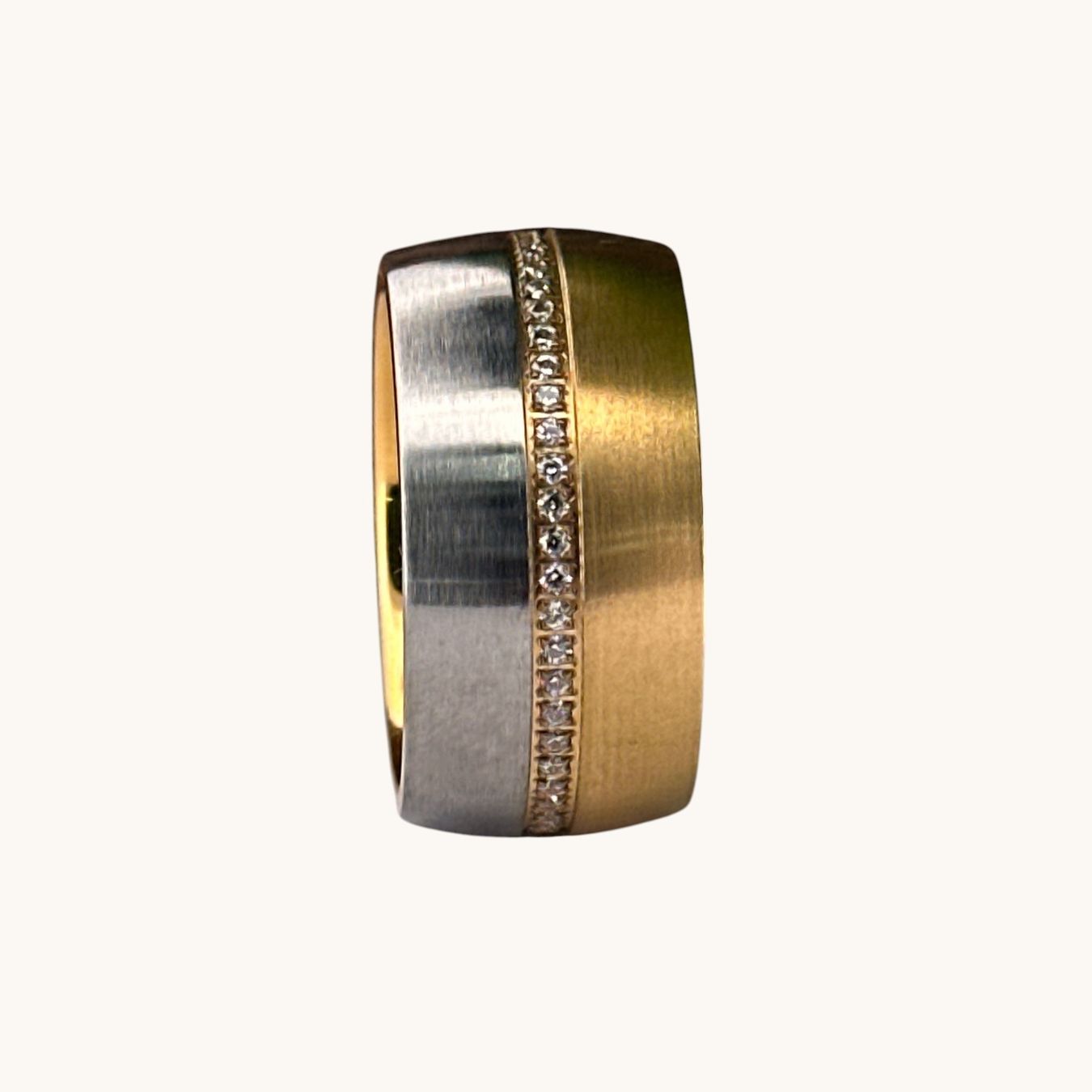Olga Ribler Anelli: Edelstahlring, bicolor, Gr. 60 – Nuovo (secondo la descrizione) da Luzern venduto da MonikaS03 5