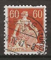 Ch140y - Helvetia avec épée 140y vollstempel  1941