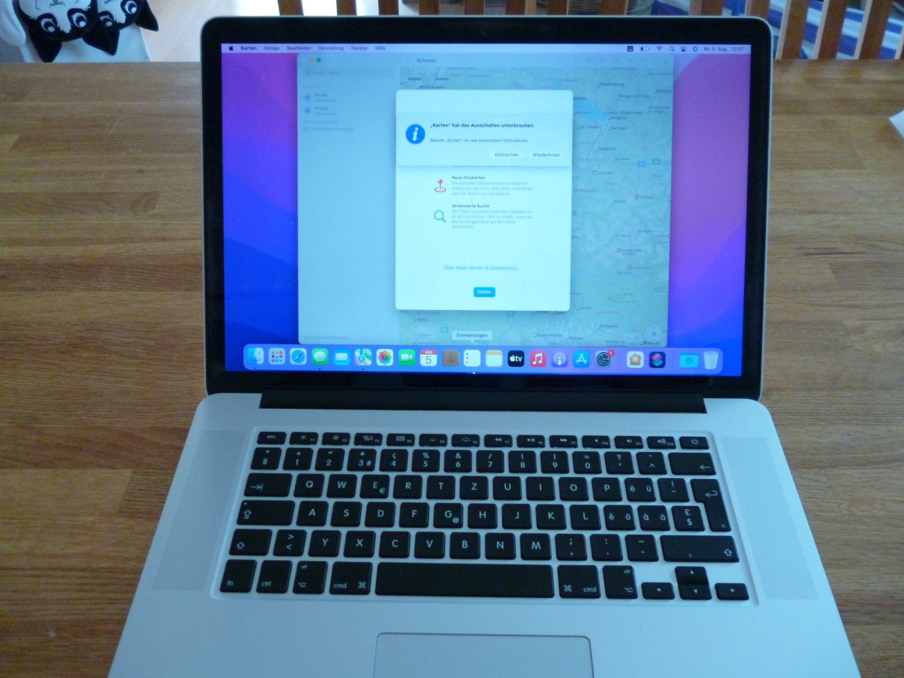 Apple Notebooks: Apple MacBook Pro 15" Retina – Gebraucht aus Neuhausen von Charlotte51