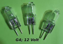 NEU 3 Stück G4 Eco Halogen Glühbirne 20Watt 12V