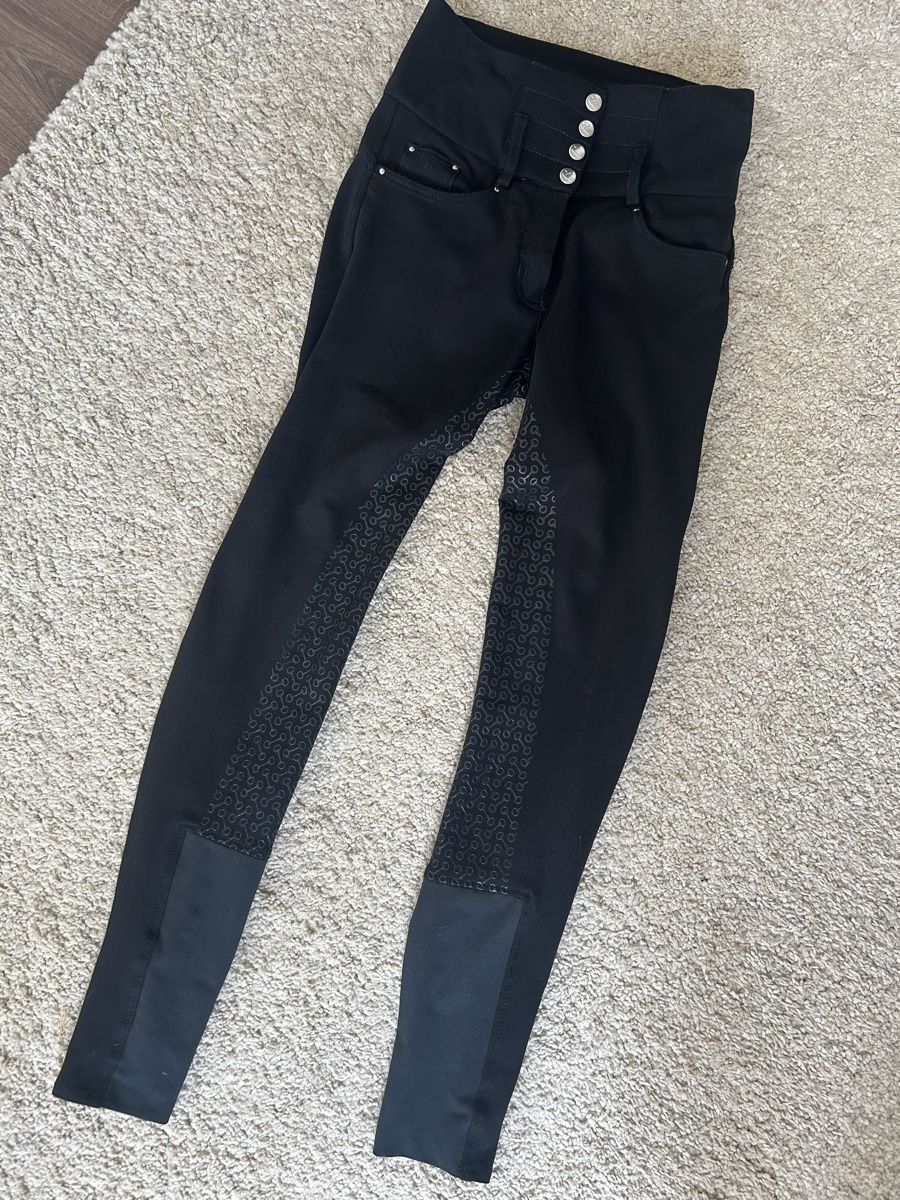 Pantalons: Pantalon équitation noir  – D'occasion à Bôle par sev_n85b