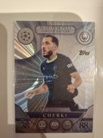 Carte Topps match attax 25/26 Rayan Cherki Platinum Pull édi
