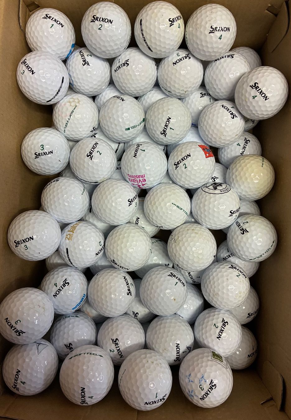 Srixon Bälle: SRIXON SOFT FEEL, 80 Golfbälle, mit Erfahrung – Gebraucht aus Allschwil von Gorgeli 1