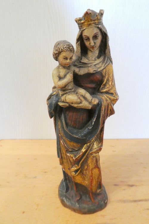 Statue Maria Mit Jesuskind, Antik, Holz/ Preis Reduziert! | Kaufen Auf ...