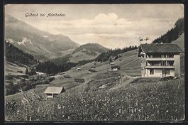 Gilbach b. Adelboden, Ortspartie aus der