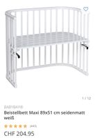 Beistellbett BABYBE® Maxi 89x51cm inkl. Zubehör 