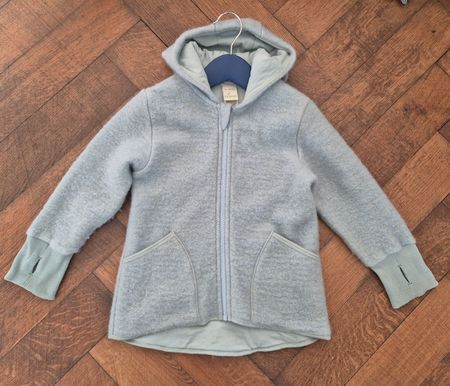 Alana Jacke Wollwalk Schurwolle Gr. 98 / 104 Top Zustand